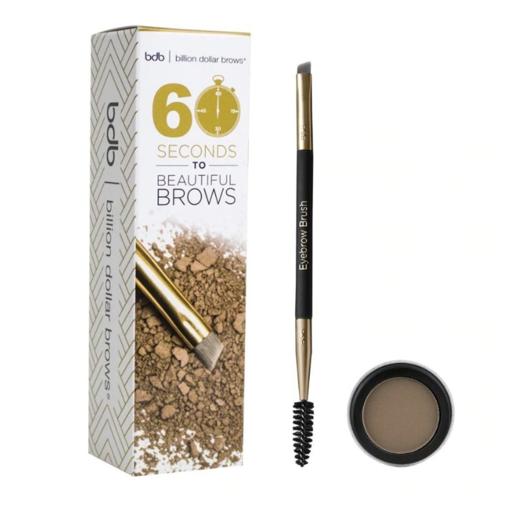 3/$20 🟢  Billion Dollar Brows 60 Seconds kit in Taupe